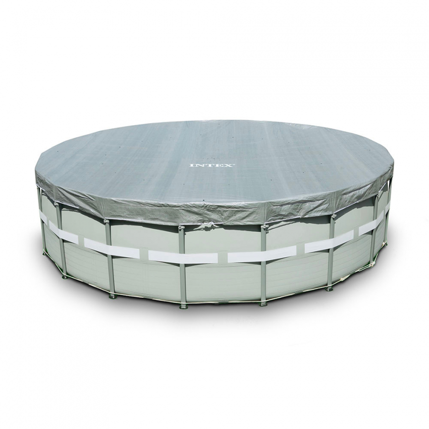 Intex 28041 Deluxe Large Universal Cover for Above Ground Round Pools 549cm Promotion