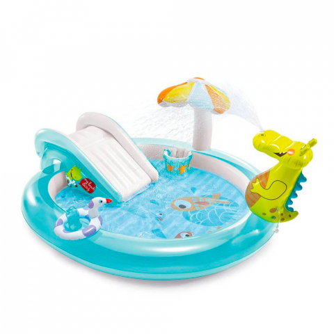Intex 57165 Gator Play Center Inflatable Swimming Pool Children Game Promotion