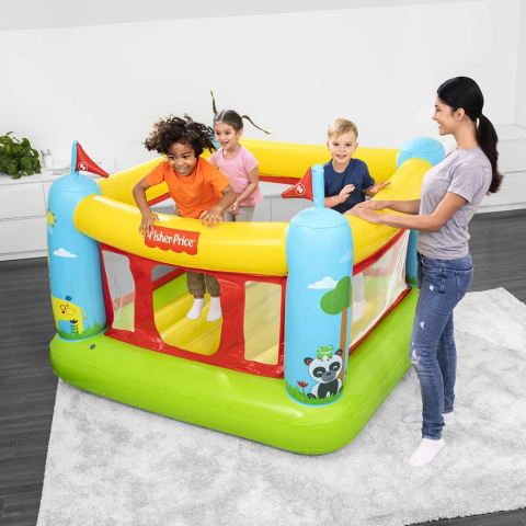 Bestway 93553 Fisher-Price Bouncestatic Children's Inflatable Hopper for Home and Garden Promotion