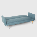 3 seater click clac fabric reclining sofa bed Nordic design Perla Sale