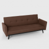 3 seater reclining fabric sofa bed clic clac modern design Tulum Offers