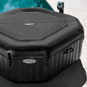 Intex 28454 Jet & Bubble Deluxe Inflatable Hot Tub SPA Round 201x71 Discounts