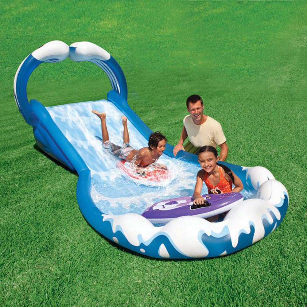 Intex 57469 Inflatable Slide Water Pool for Children Surf'n'Slide