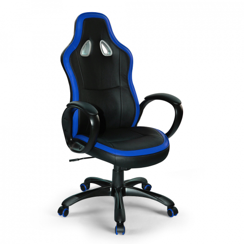 Ergonomic eco-leather racing sports office chair Super Sport Ice Promotion