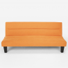 Ametista Rainbow 2 seater velvet microfibre sofa bed in modern design Bulk Discounts