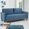 Modern design 3-seater sofa for living rooms in Portland fabric On Sale