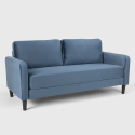 Modern design 3-seater sofa for living rooms in Portland fabric Sale