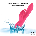 Hypoallergenic portable vaginal anal dildo vibrator with 10 frequencies and usb charging 13 cm Flamingo Sale