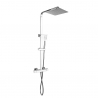 Stainless steel Thermostatic Shower Column with mixer tap and hand shower Saturnia On Sale