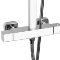 Stainless steel Thermostatic Shower Column with mixer tap and hand shower Saturnia Catalog