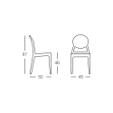 Modern design chairs for kitchen dining room bar restaurant Scab Igloo Bulk Discounts