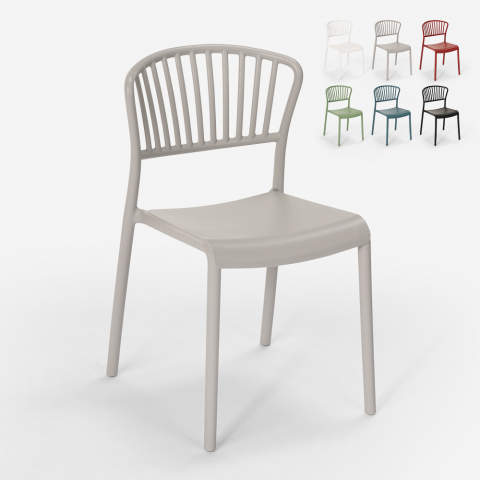 Modern design polypropylene chair for kitchen bar restaurant outdoor Vivienne Promotion