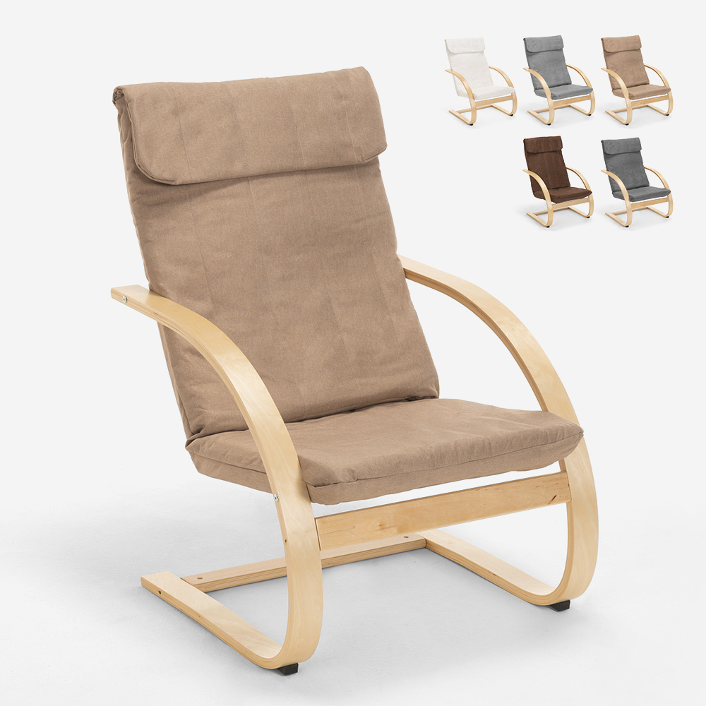 Nordic design ergonomic living room and study armchair Aarhus