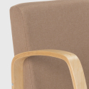Ergonomic Scandinavian design wooden armchair studio living room Frederiksberg 