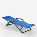 Multi-position folding beach and garden deck chair Zero Gravity Emily Lux 