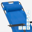 Multi-position folding beach and garden deck chair Zero Gravity Emily Lux 