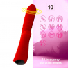 Clitoral dildo vibrator 10 frequencies 19.5 cm hypoallergenic usb stimulating scales Robin Offers
