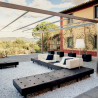 Modern design outdoor garden floor lamp Fiaccola Ali Baba by Slide Sale