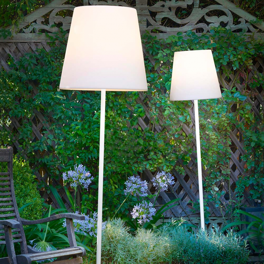 Modern design outdoor garden floor lamp Fiaccola Ali Baba by Slide Promotion