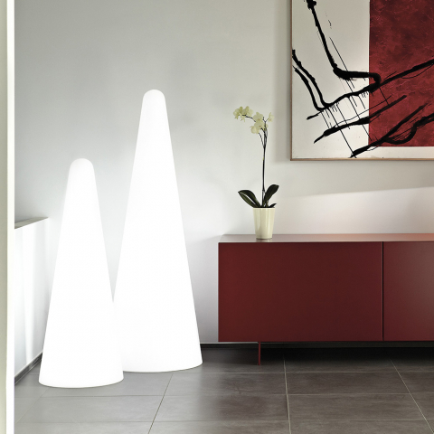 Modern design pyramid floor lamp Slide Cono Promotion