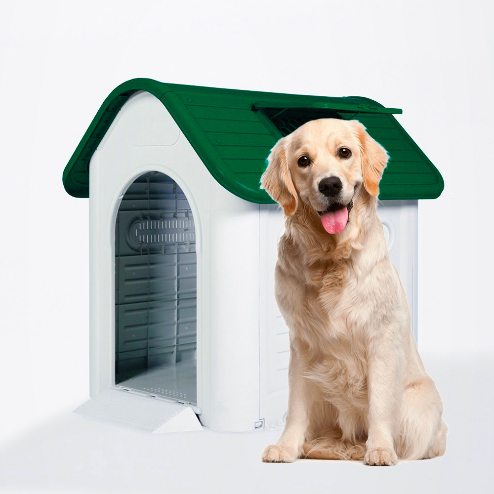 Large Size Plastic Dog House Kennel For Indoor And Outdoor Molly