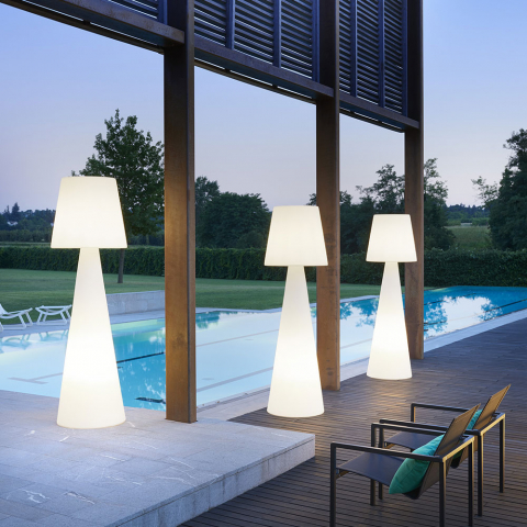 Modern design column floor lamp Pivot by Slide Promotion