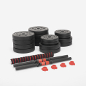 Ermes 2-in-1 Dumbbell and Barbell Set 40kg Fitness Gym On Sale