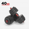 Ermes 2-in-1 Dumbbell and Barbell Set 40kg Fitness Gym Discounts