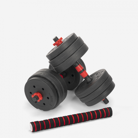 Ermes 2-in-1 Dumbbell and Barbell Set 20kg Fitness Gym Promotion