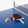 Ping pong table 160x80 foldable indoor outdoor net paddles balls Backspin Catalog