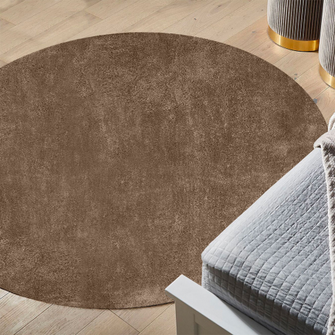 Modern design antistatic Stress-Free round carpet for living room Milano CAM101TD Promotion