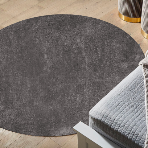 Modern design antistatic Stress-Free round carpet for living room Milano GRI101TD Promotion