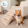 Folding plastic stairs with 4 steps for pets Diva Discounts