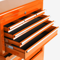 Trolley toolbox with wheels 8 drawers for workshop and repair shop Ultra 