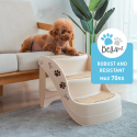 Folding plastic stairs with 3 steps for pets Tosca On Sale