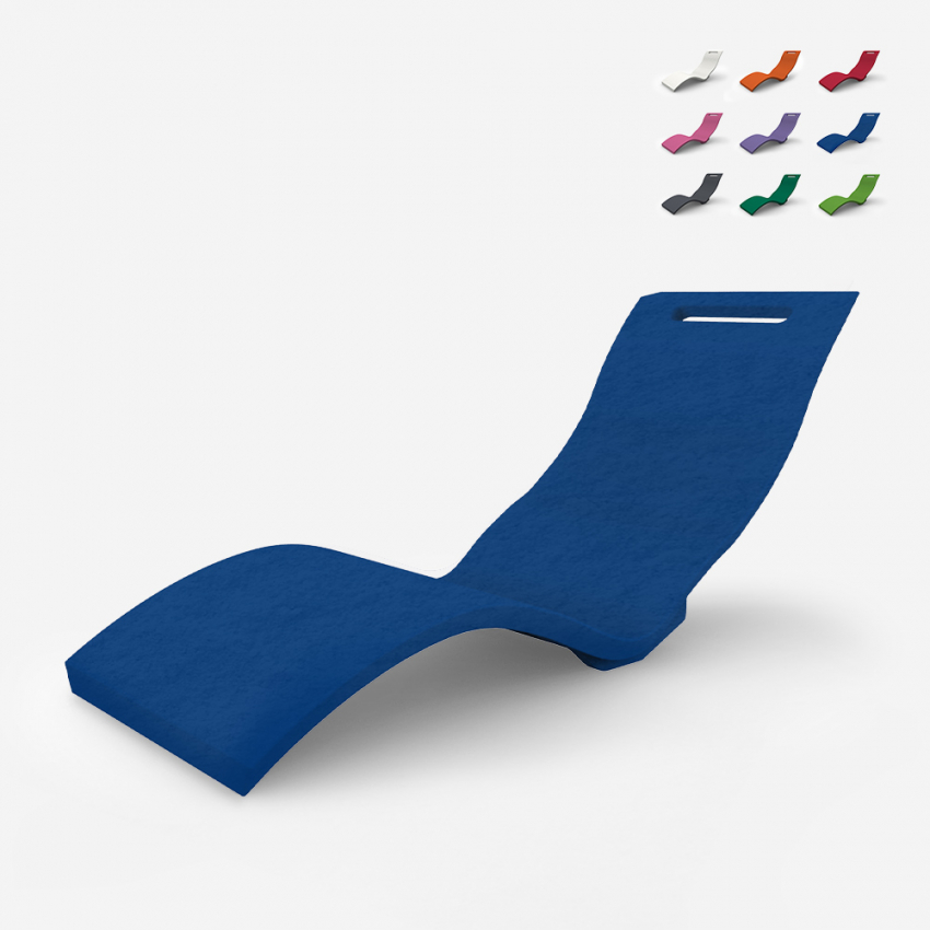 Ergonomic chaise longue sunbed for spa and garden Arkema Design Serendipity S010 