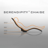 Ergonomic chaise longue sunbed for spa and garden Arkema Design Serendipity S010 