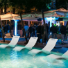 Ergonomic chaise longue sunbed for spa and garden Arkema Design Serendipity S010 