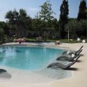 Ergonomic chaise longue sunbed for spa and garden Arkema Design Serendipity S010 