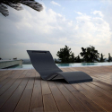 Ergonomic chaise longue sunbed for spa and garden Arkema Design Serendipity S010 