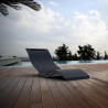 Ergonomic chaise longue sunbed for spa and garden Arkema Design Serendipity S010 