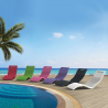 Ergonomic chaise longue sunbed for spa and garden Arkema Design Serendipity S010 