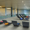 Ergonomic chaise longue sunbed for spa and garden Arkema Design Serendipity S010 