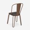 Lix style industrial design steel bar and kitchen chairs ferrum one Price