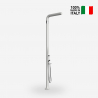 Modern design outdoor shower with mixer and foot wash Arkema Design Funny Yang T245 Characteristics