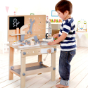 Children's wooden toy workbench with tools Magic Bench Offers