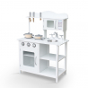 Wooden toy kitchen for children with pots and accessories Chef Show Promotion