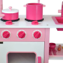 Wooden toy kitchen for children with pots, accessories and sound effects Miss Chef Bulk Discounts