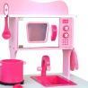 Wooden toy kitchen for children with pots, accessories and sound effects Miss Chef Choice Of