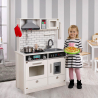 Wooden toy kitchen for children with accessories, sound and light effects Home Chef On Sale